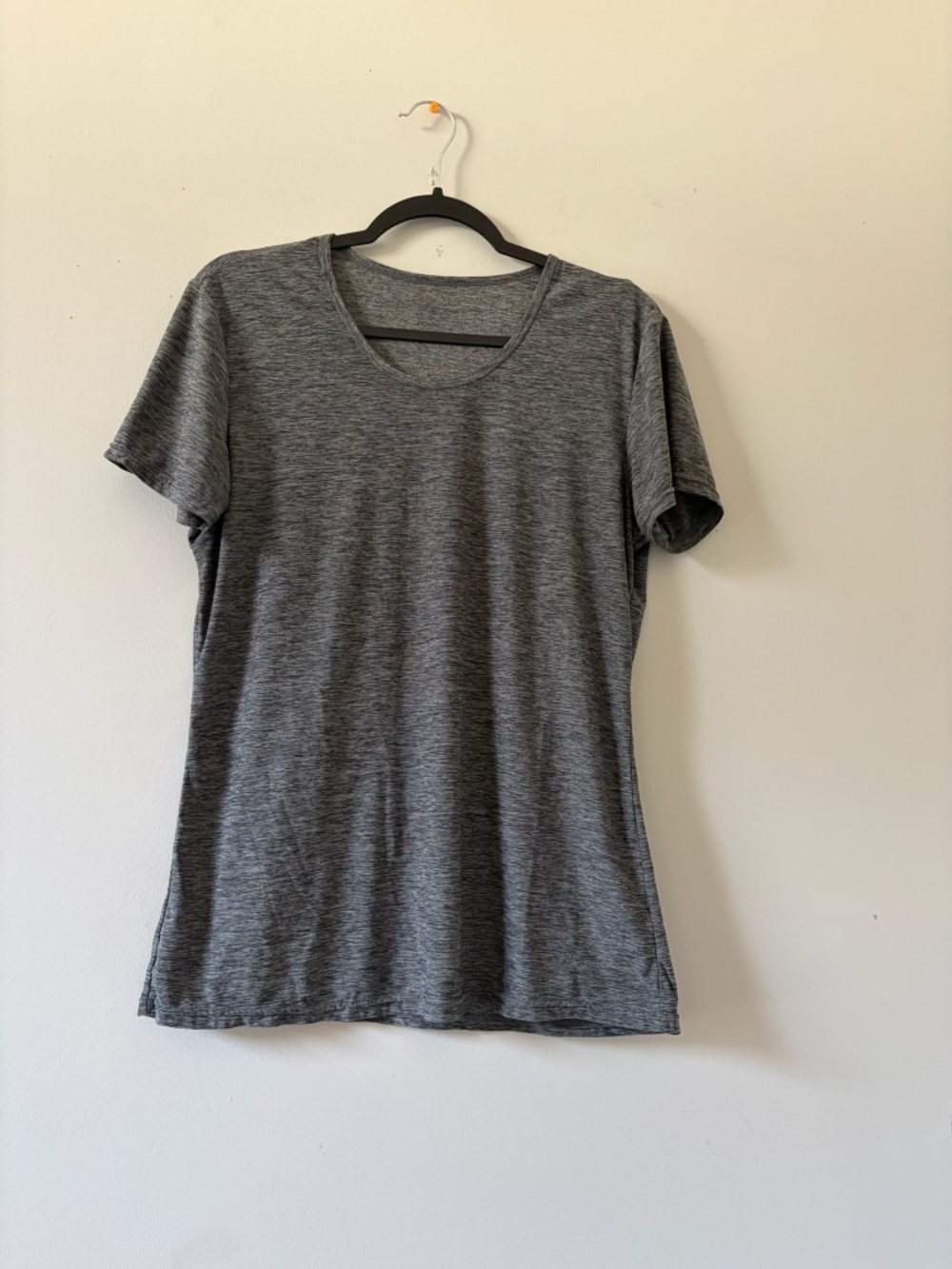 Weatherproof Women's Heather Gray Short Sleeve Crew Tee